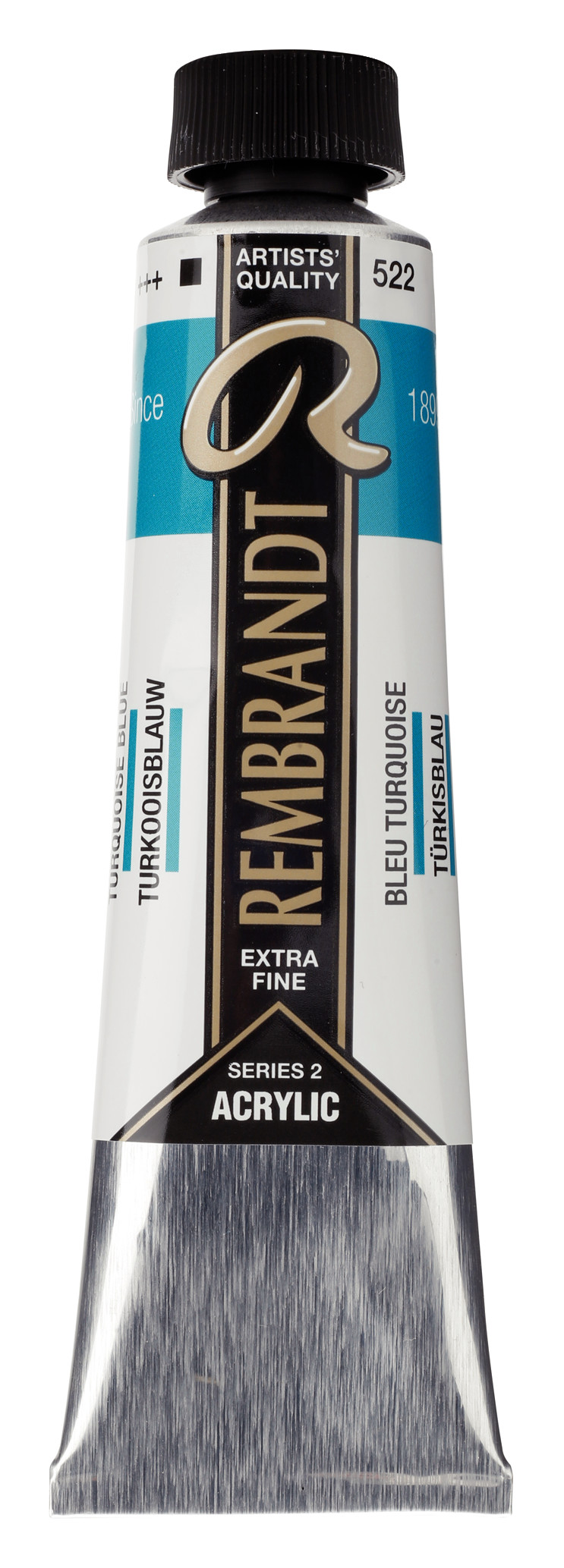 Rembrandt Acrylics 40ml Turquoise Blue - 2