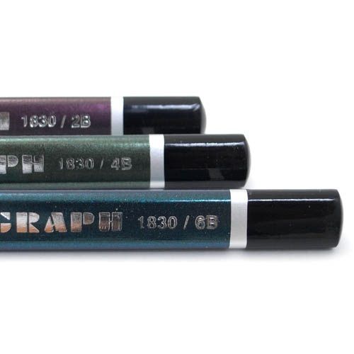 Triograph, grafitpenna i set 2B, 4B, 6B - 4