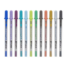 Unique collection of 12 Gelly Rolls Moonlight 06 Cosmos