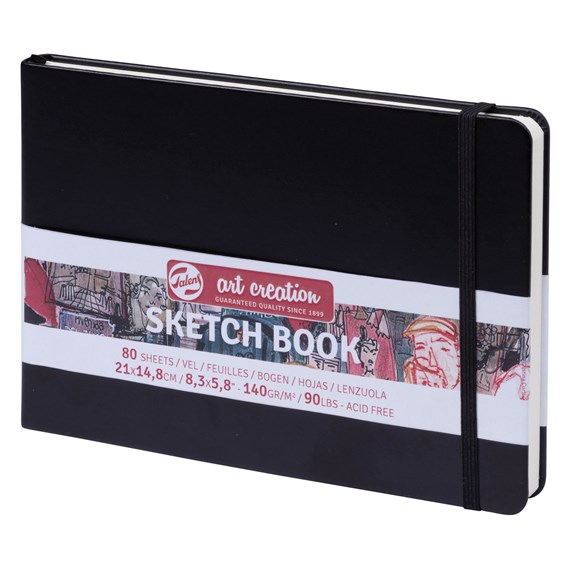 SketchBook Black 15 x 21 cm