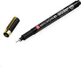 Sakura Pigma Micron Black & Gold 1 TIME ONLY