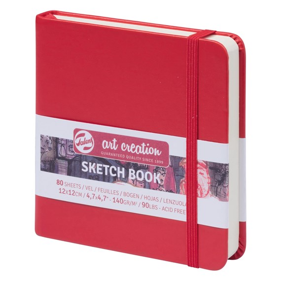 SketchBook Red 12 x 12 cm
