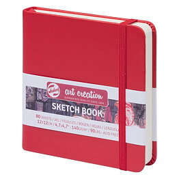 SketchBook Red 12 x 12 cm