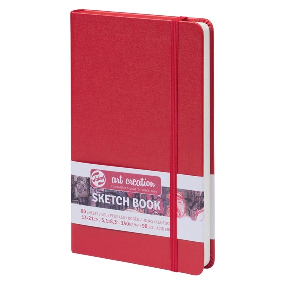 SketchBook Red 13 x 21 cm