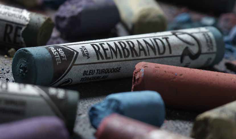 Rembrandt soft pastels dark colours set - 2