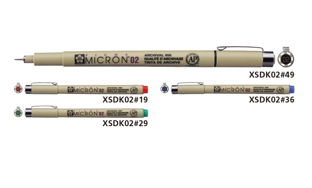 Sakura Pigma Micron Fineliner 02 0,3 mm - 5
