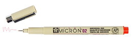 Sakura Pigma Micron Fineliner 02 0,3 mm