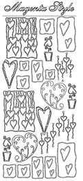Stickers - Hjärtan