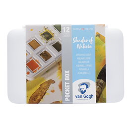 Van Gogh Watercolour Pocketbox Shades of Nature