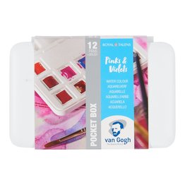 Van Gogh Watercolour Pocketbox Pinks & Violets