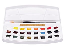 VAN GOGH Watercolour Plastic Set 24 Pans Botanical