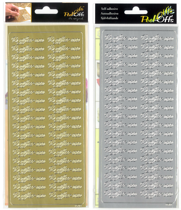 Stickers - Vi gifter oss