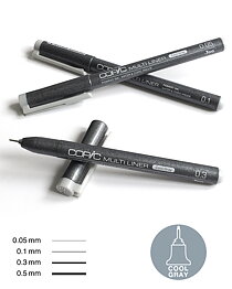 Copic Multiliner Cool Grey set om 4 pennor