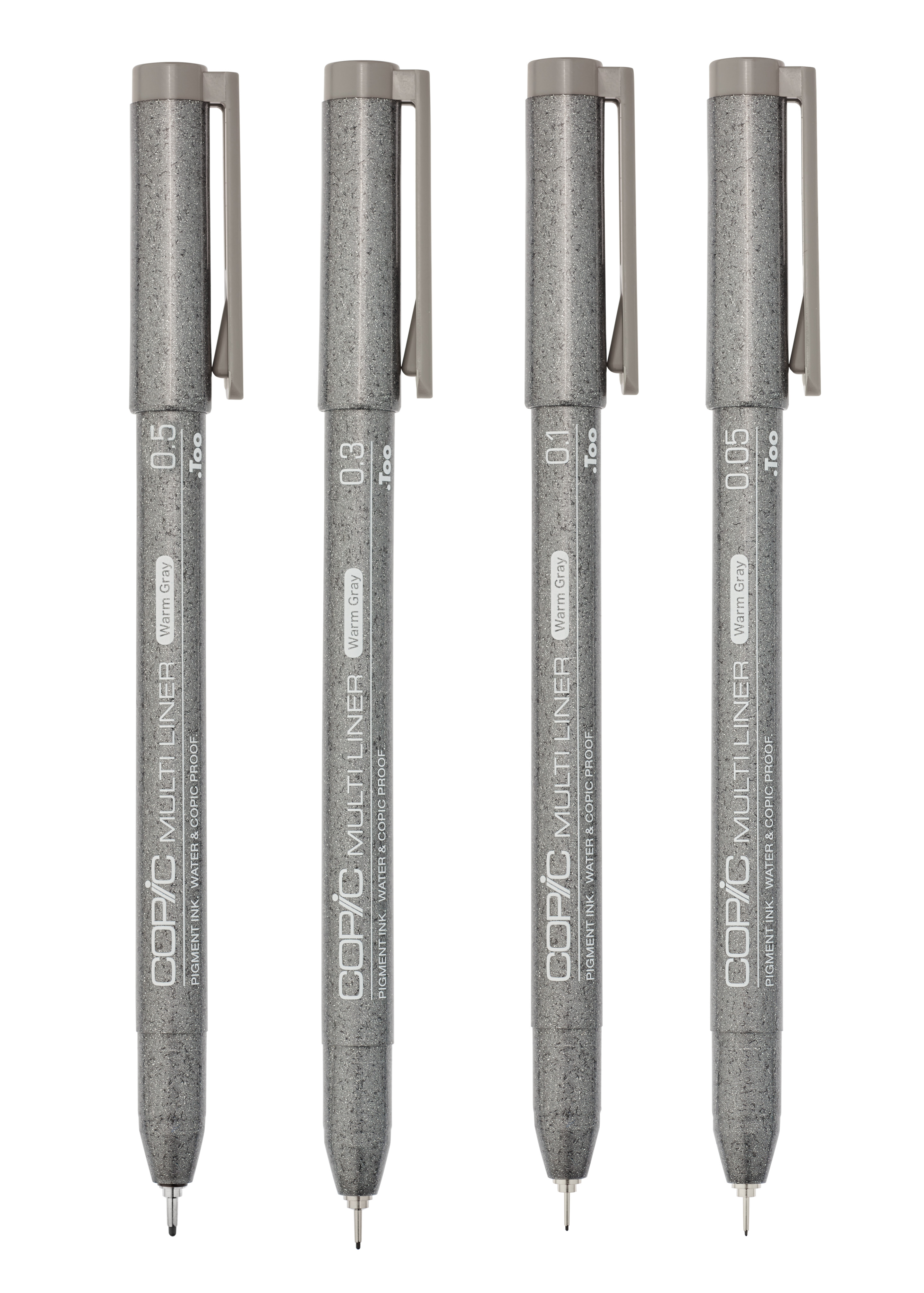 Copic Multiliner Warm Grey set om 4 pennor - 2