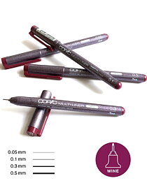Copic Multiliner Wine set om 4 pennor
