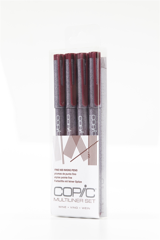 Copic Multiliner Wine set om 4 pennor