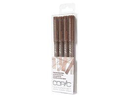 Copic Multiliner Brown set om 4 pennor