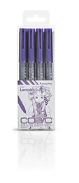 Copic Multiliner Lavender set om 4 pennor