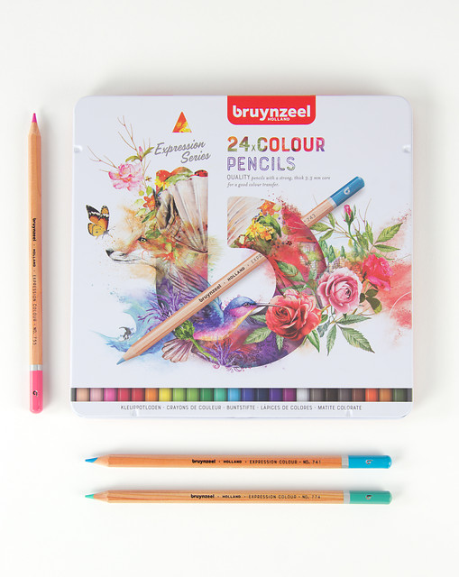 Bruynzeel Expression colour 24 pencil tin
