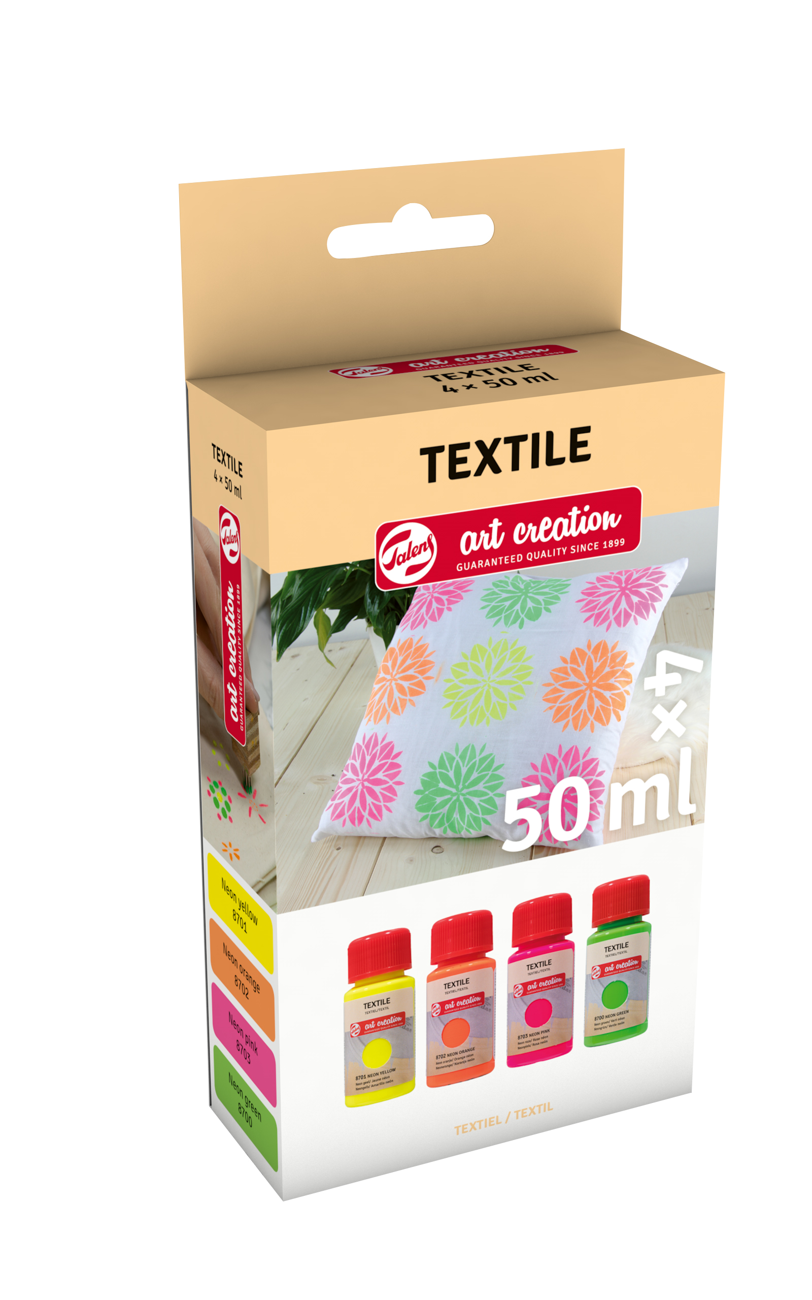 Talens Art Creation Textile Set Neon