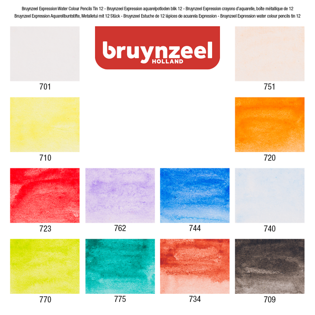 Bruynzeel Expression Aquarel 12 - 2
