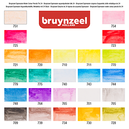 Bruynzeel Expression Aquarel 24