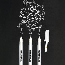 Gelly Roll Basic White Gel Pen 0,5 mm
