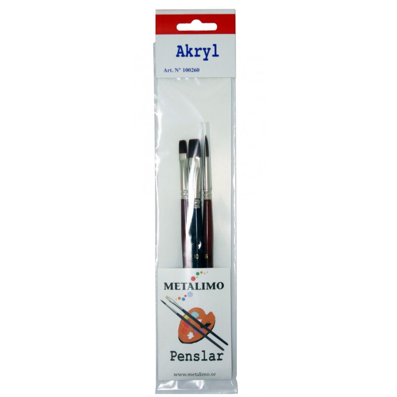 Penselset - Akryl