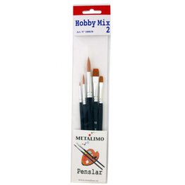 Hobbypenslar Nr Penselset - Hobby Mix 2 set om 5 st