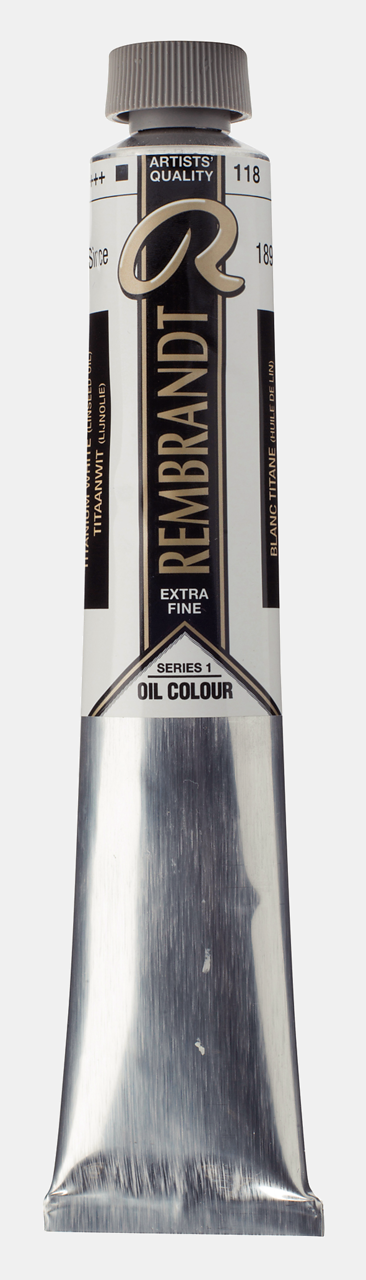 Rembrandt Oil 60ml Titanium White(Linseed Oil) - 2