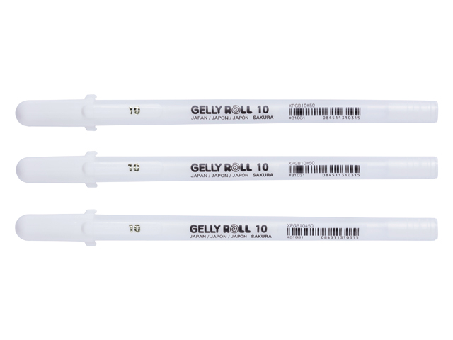 Gelly Roll Basic White Pen 0,5 mm Set 3 - 2