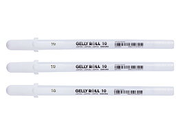 Gelly Roll Basic White Pen 0,5 mm Set 3