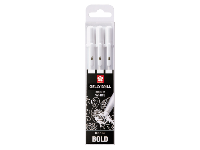 Gelly Roll Basic White Pen 0,5 mm Set 3