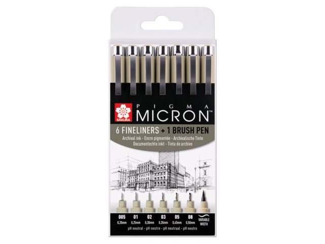 Pigma Micron Wallet 6 + 1