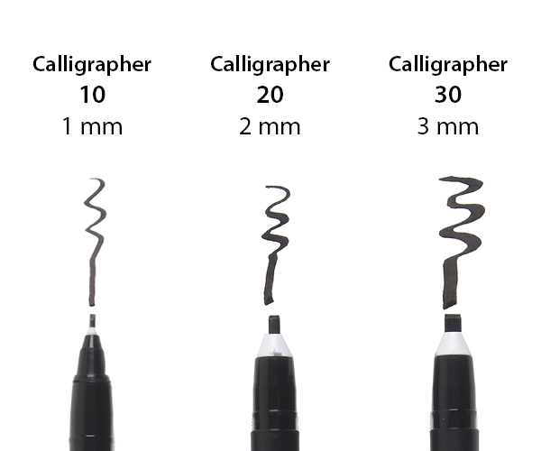 Pigma Calligrapher - 7