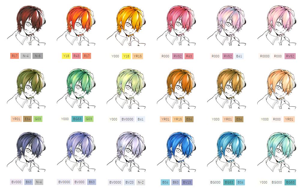 Copic Sketch Manga Illustration set 24 - 2