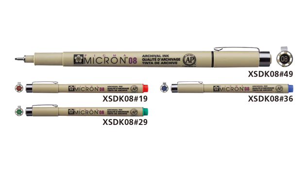 Sakura Pigma Micron Fineliner 08 0,5 mm - 2