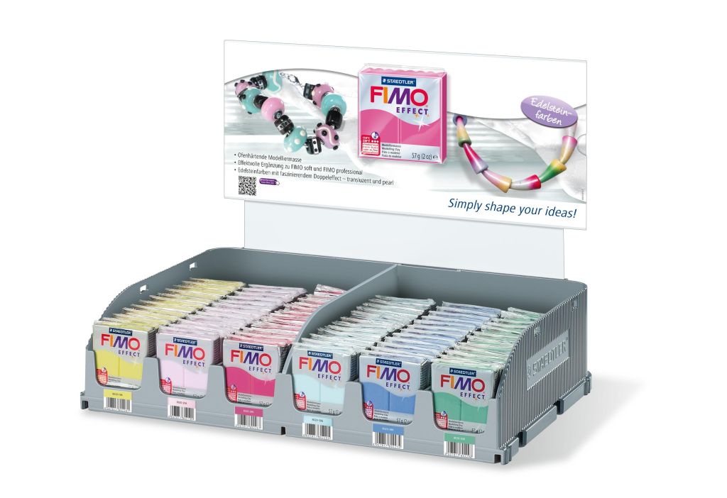 FIMO® Effect display "Gemstone Colours"