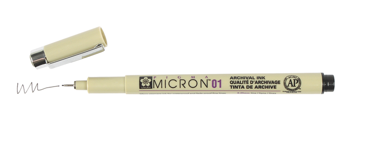 Sakura Pigma Micron Fineliner Black - 3