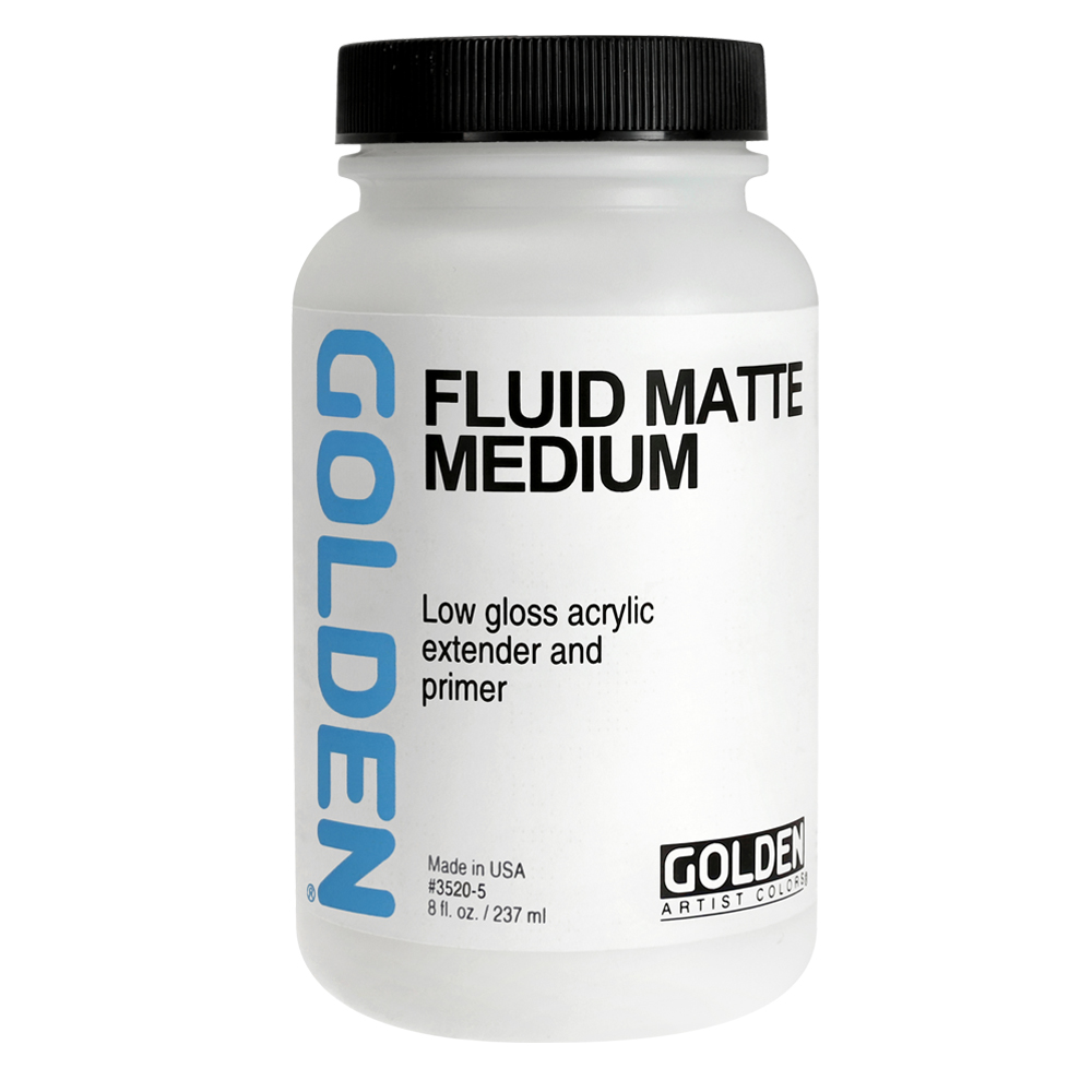 Fluid Matte Medium 237ml - Semi-Transparent