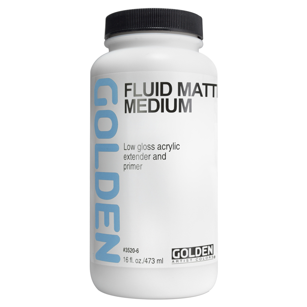Fluid Matte Medium 473ml - Semi-Transparent