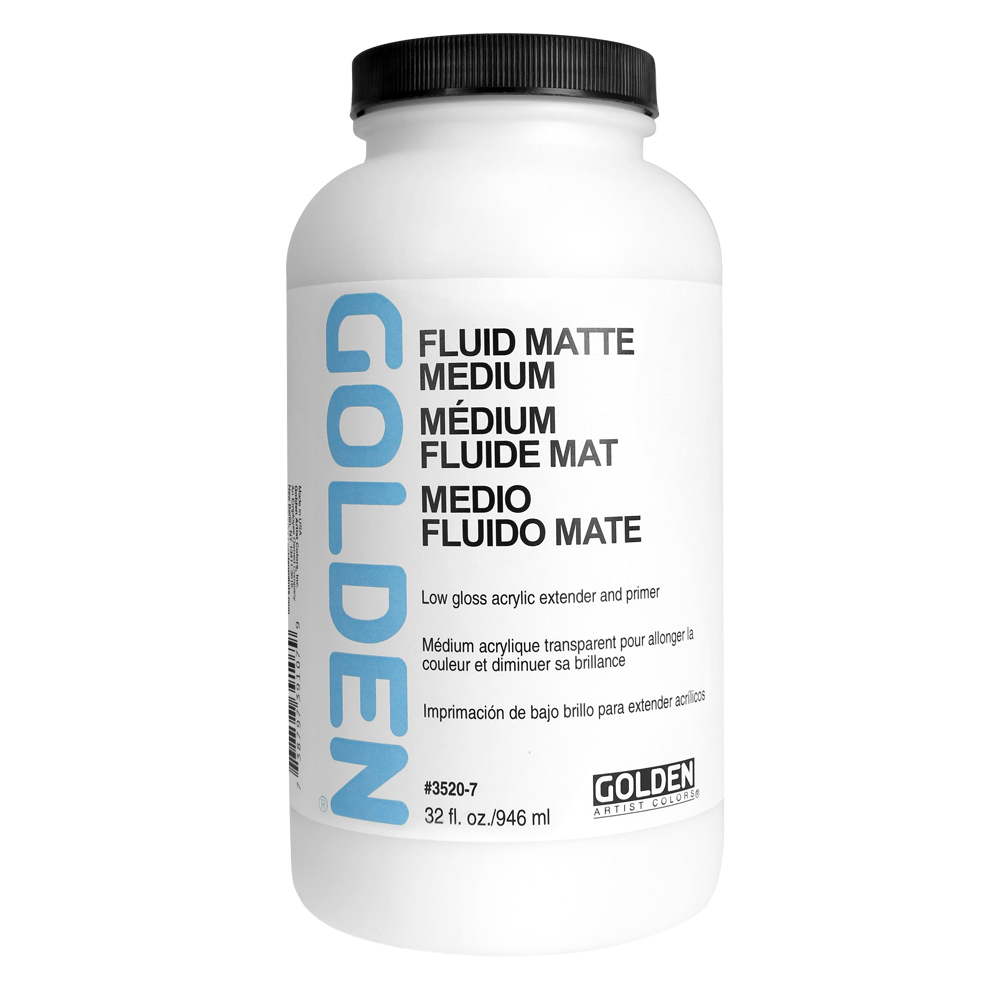 Fluid Matte Medium 946ml - Semi-Transparent