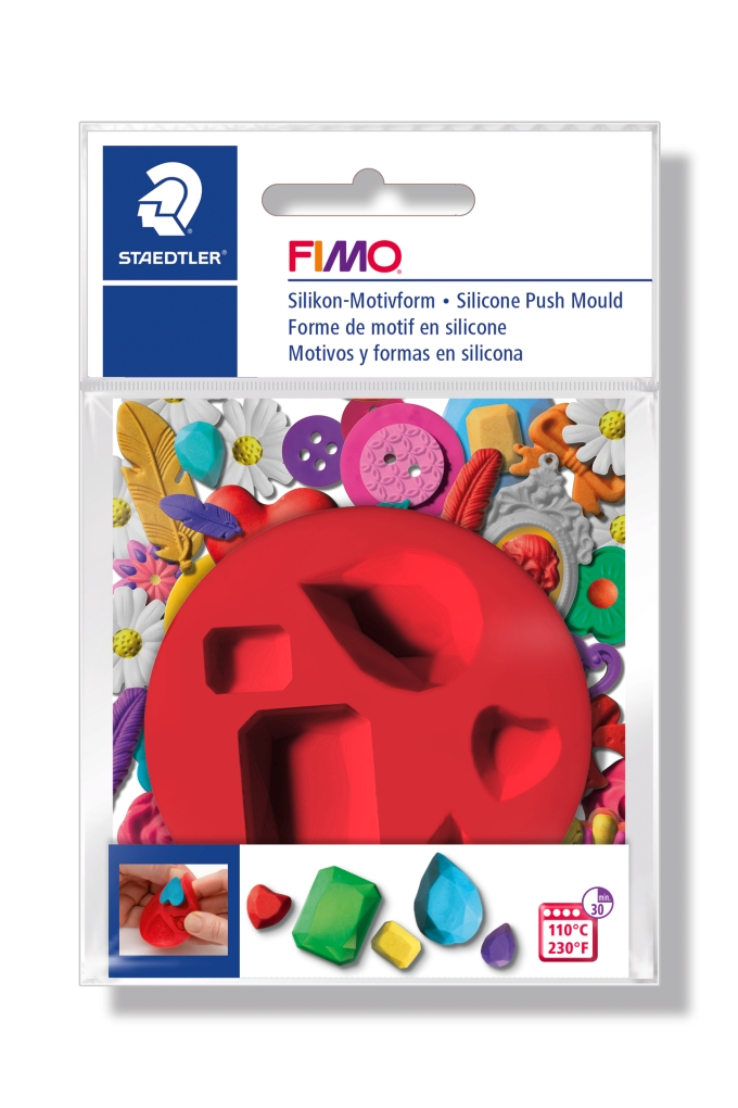 FIMO® 8725 Push moulds "Gems"