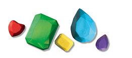 FIMO® 8725 Push moulds "Gems"