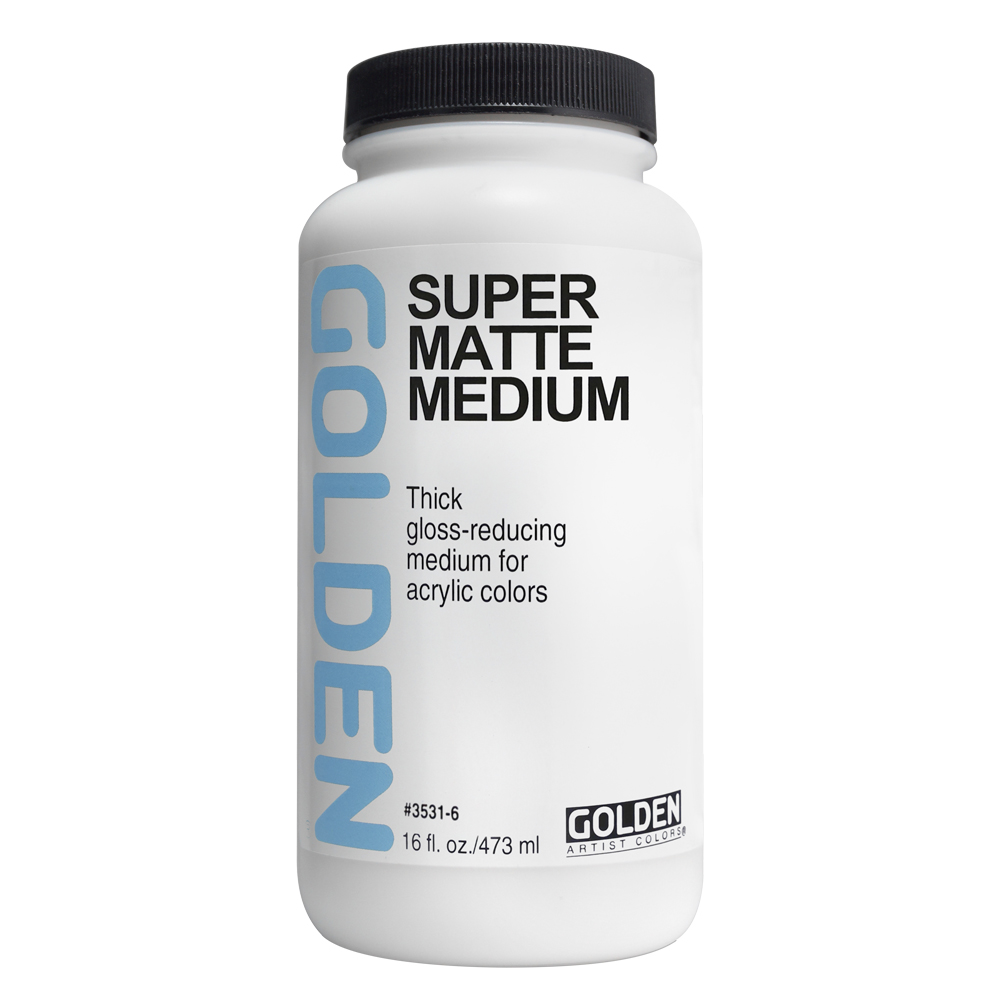 Super Matte Medium 473ml - Semi-Opaque