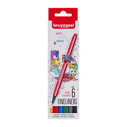 Bruynzeel Fineliner Basic set 6