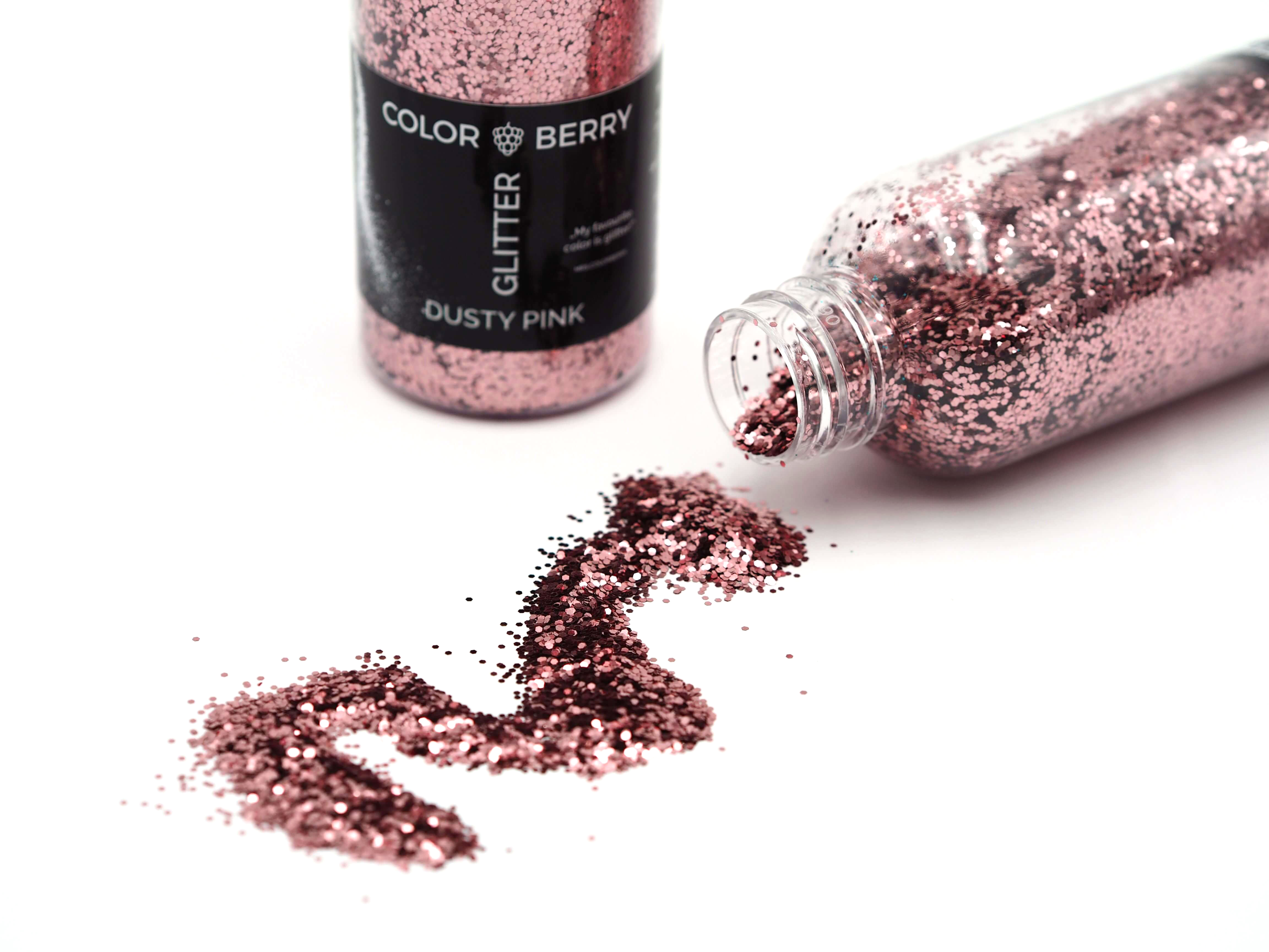 Glitter Dusty Pink Chunky