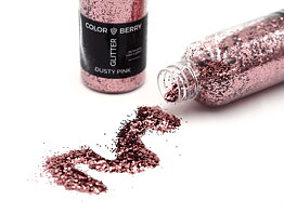 Glitter Dusty Pink Chunky