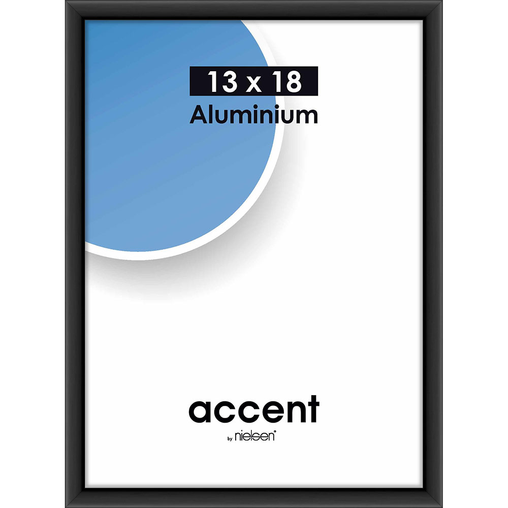 Accent Aluminium Svart Matt - 7