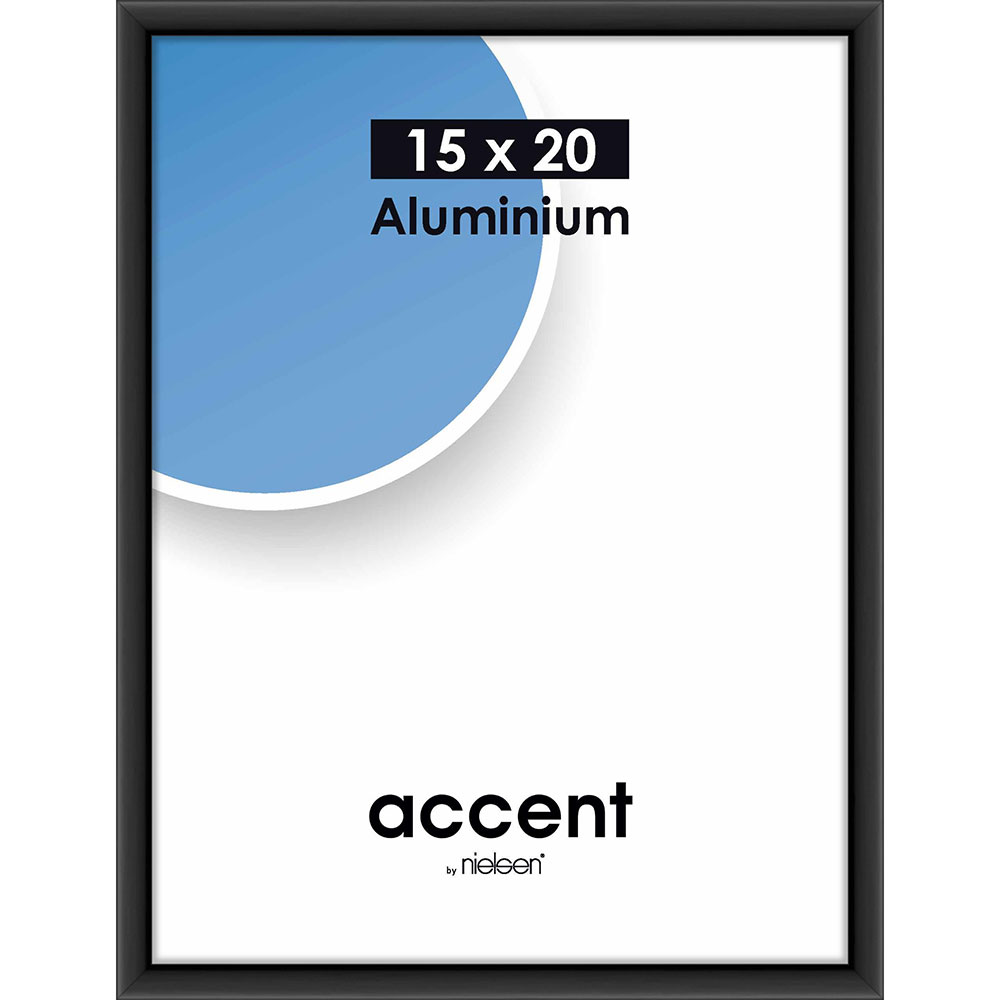 Accent Aluminium Svart Matt - 8